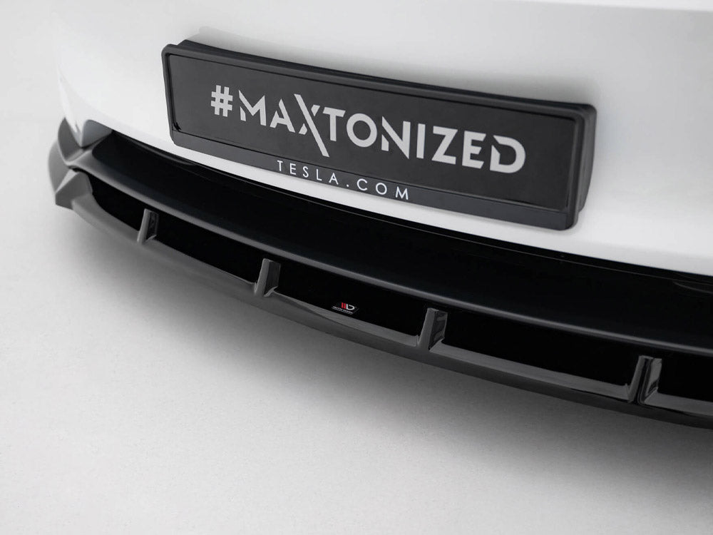 Maxton Design Front Splitter V.2 Tesla Model 3 Performance Mk1 Facelift