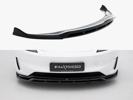 Maxton Design Front Splitter V.1 Tesla Model 3 Performance Mk1 Facelift