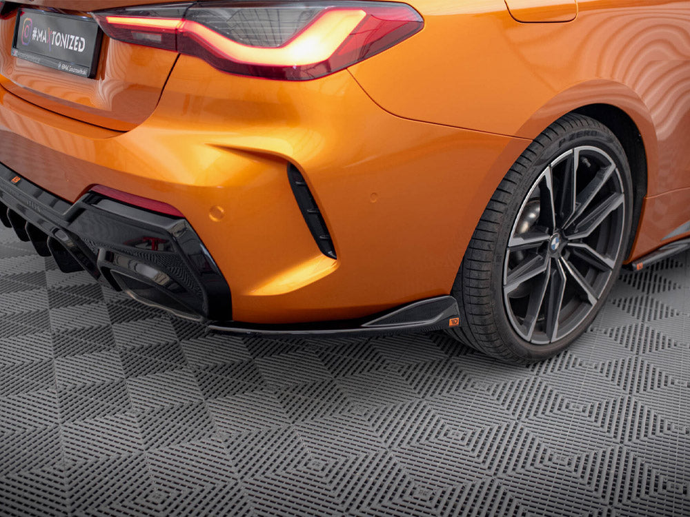 Maxton Design Rear Side Splitters V.6 BMW 4 M440i G22 / G23 / G22 Facelift / G23 Facelift
