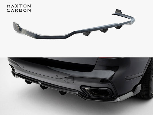 Maxton Design Carbon Fiber Rear Diffuser BMW X7 M-Pack G07 Facelift
