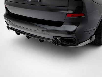 Maxton Design Carbon Fiber Rear Diffuser BMW X7 M-Pack G07 Facelift