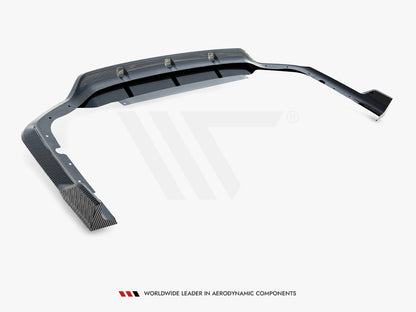 Maxton Design Carbon Fiber Rear Diffuser BMW X7 M-Pack G07 Facelift