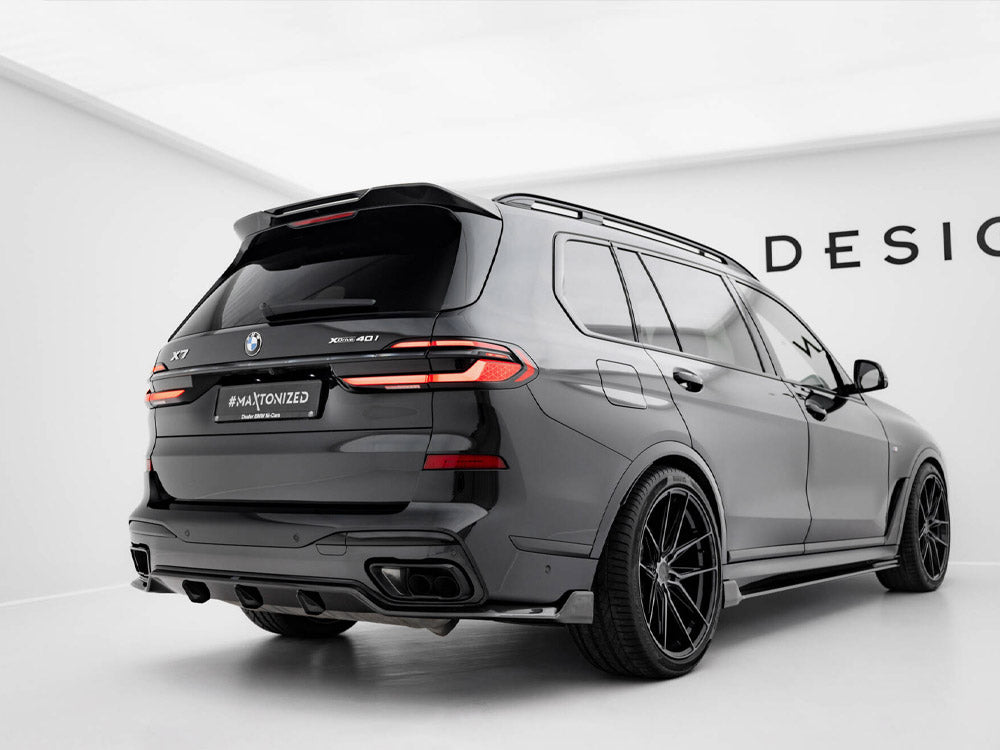 Maxton Design Carbon Fiber Tailgate Spoiler BMW X7 M-Pack G07 Facelift
