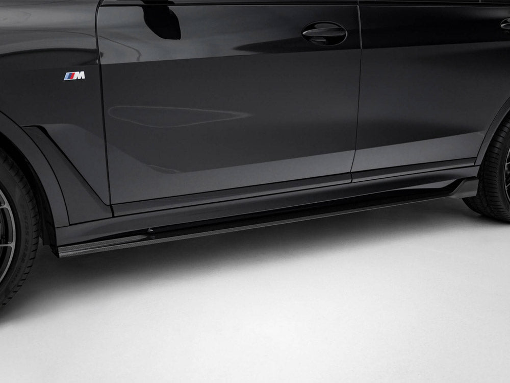 Maxton Design Carbon Fiber Side Skirts BMW X7 M-Pack G07 Facelift