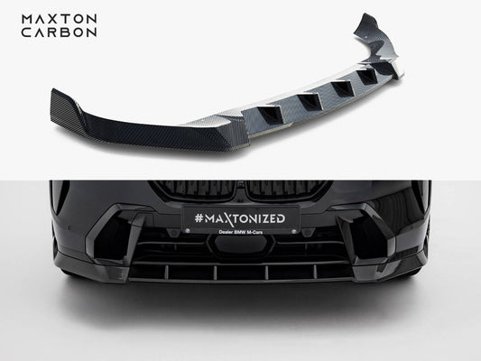 Maxton Design Carbon Fiber Front Splitter BMW X7 M-Pack G07 Facelift