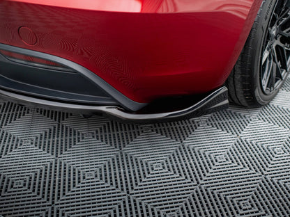 Maxton Design Rear Splitter (Vertical Bars) V.2 Tesla Model 3 FL Project Highland