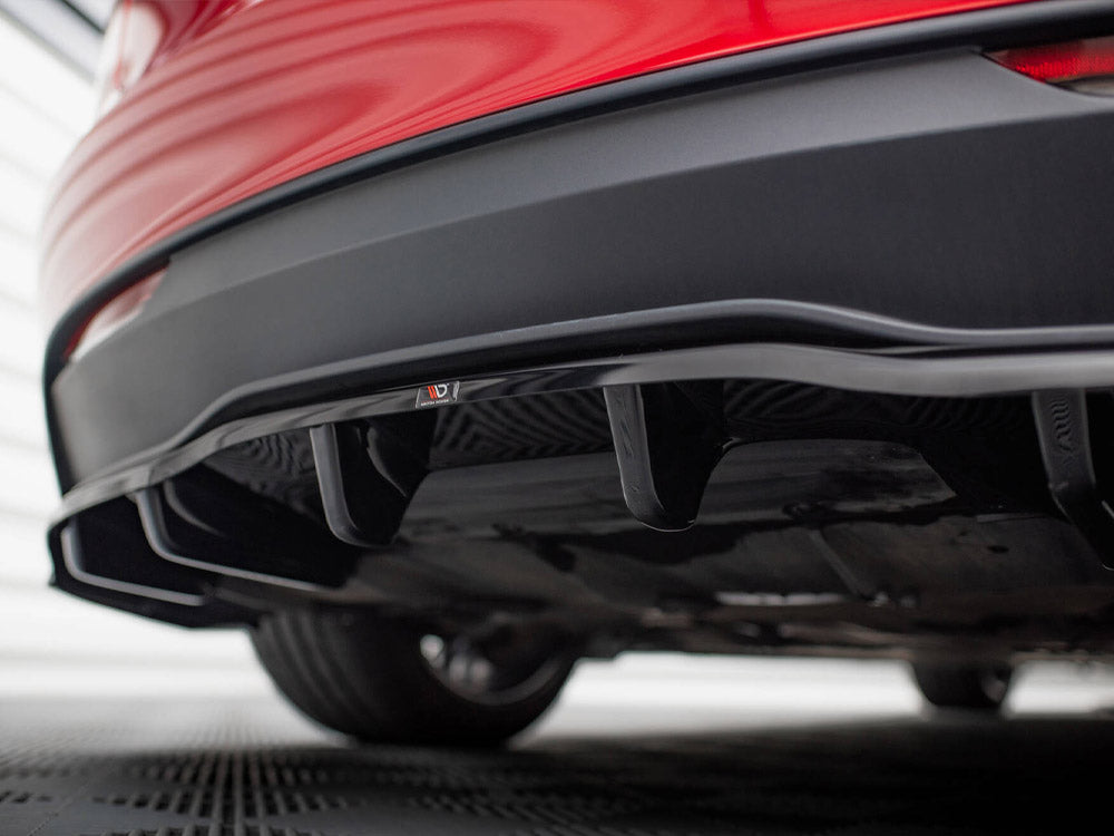 Maxton Design Rear Splitter (Vertical Bars) V.2 Tesla Model 3 FL Project Highland