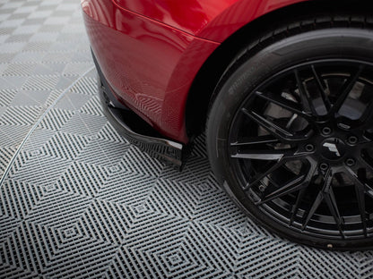 Maxton Design Rear Splitter (Vertical Bars) V.2 Tesla Model 3 FL Project Highland
