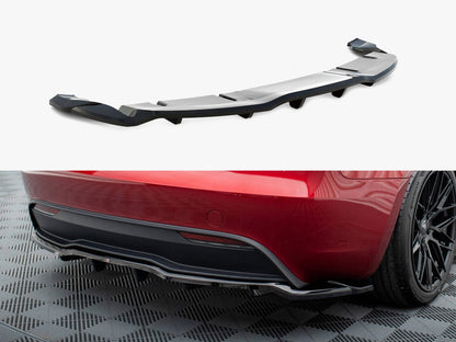 Maxton Design Rear Splitter (Vertical Bars) V.1 Tesla Model 3 FL Project Highland