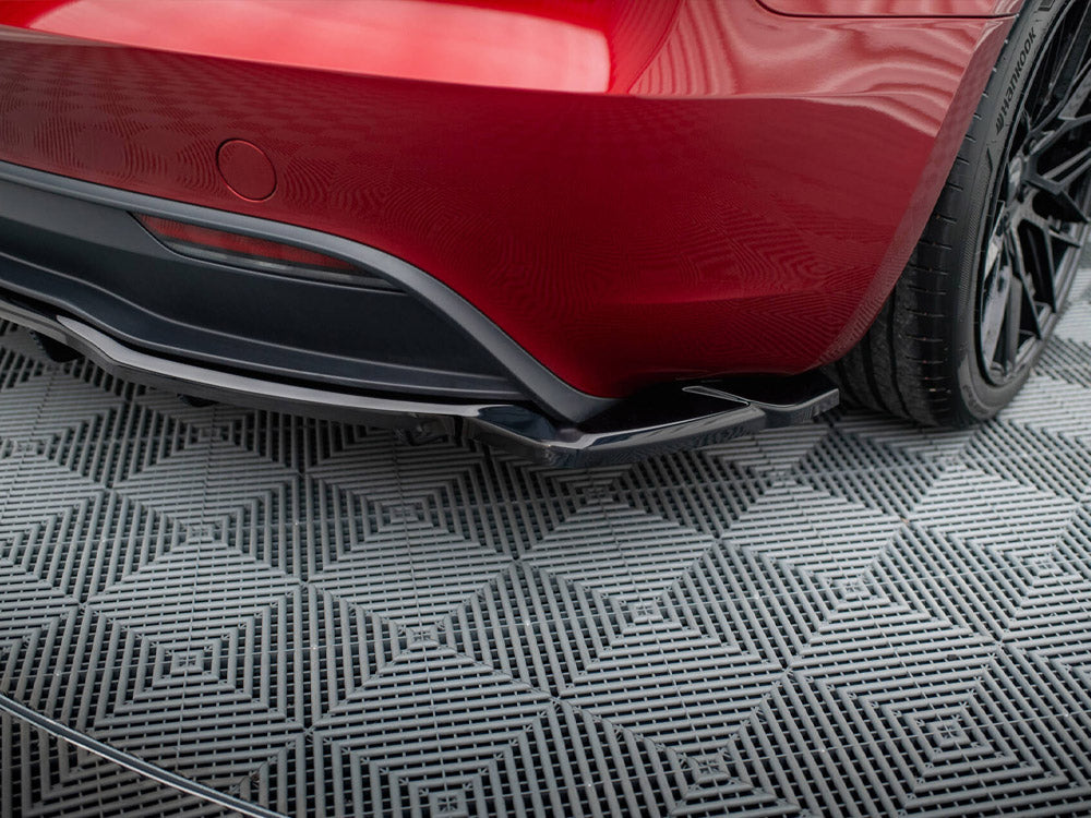 Maxton Design Rear Splitter (Vertical Bars) V.1 Tesla Model 3 FL Project Highland