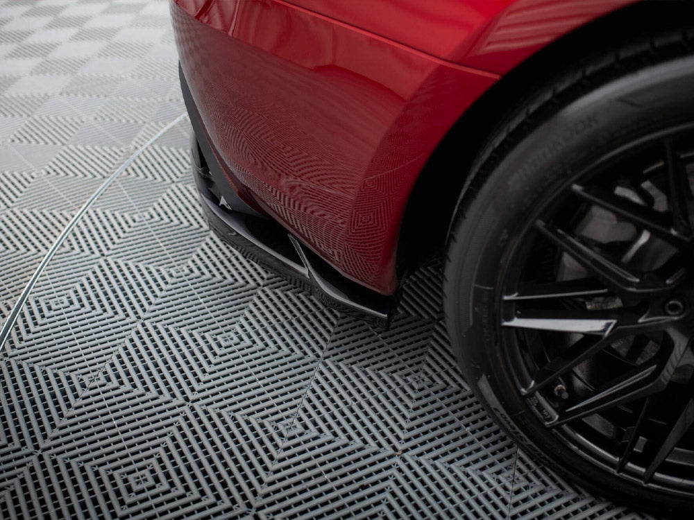 Maxton Design Rear Splitter (Vertical Bars) V.1 Tesla Model 3 FL Project Highland