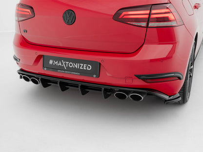 Maxton Design Rear Valance Volkswagen Golf R Hatchback Mk7 Facelift