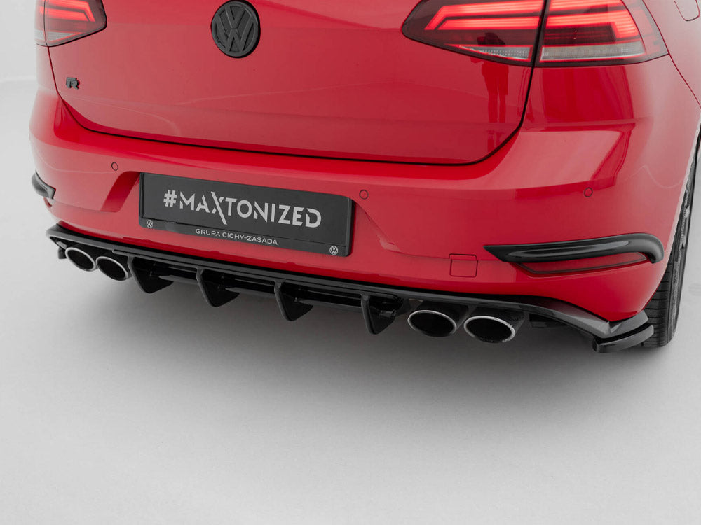 Maxton Design Rear Valance Volkswagen Golf R Hatchback Mk7 Facelift