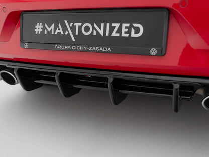 Maxton Design Rear Valance Volkswagen Golf R Hatchback Mk7 Facelift