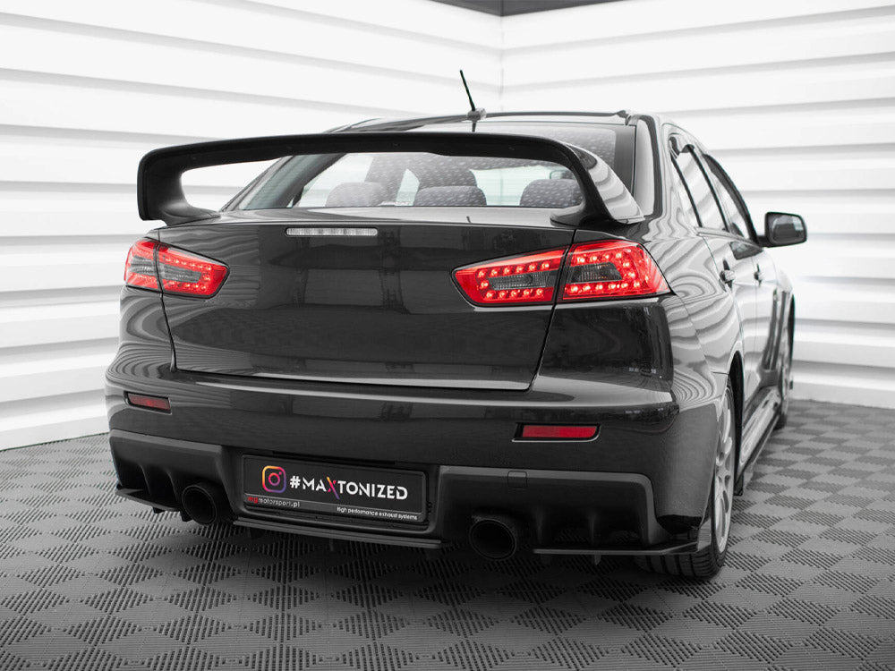 Maxton Design Street Pro Rear Side Splitters + Flaps Mitsubishi Lancer EVO X
