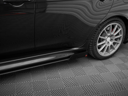 Maxton Design Street PRO Side Skirts Diffusers + Flaps Mitsubishi Lancer EVO X