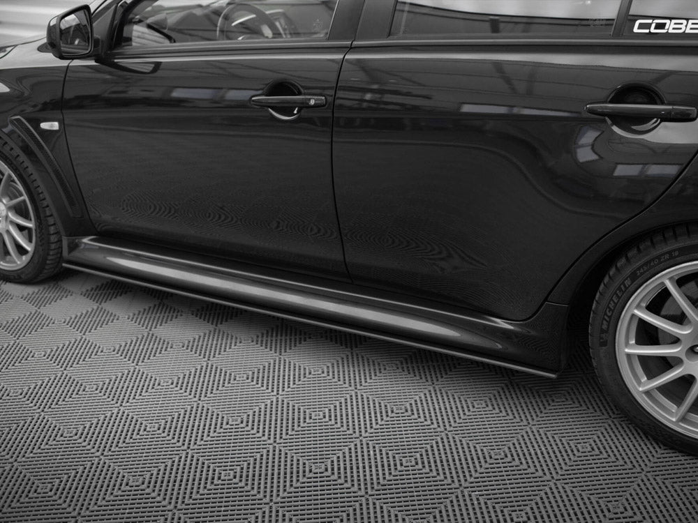 Maxton Design Street PRO Side Skirts Diffusers Mitsubishi Lancer EVO X