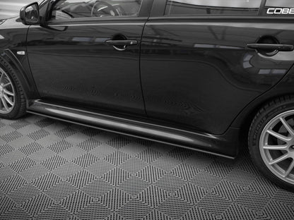 Maxton Design Street PRO Side Skirts Diffusers Mitsubishi Lancer EVO X