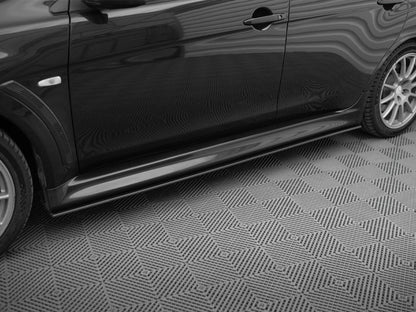 Maxton Design Street PRO Side Skirts Diffusers Mitsubishi Lancer EVO X