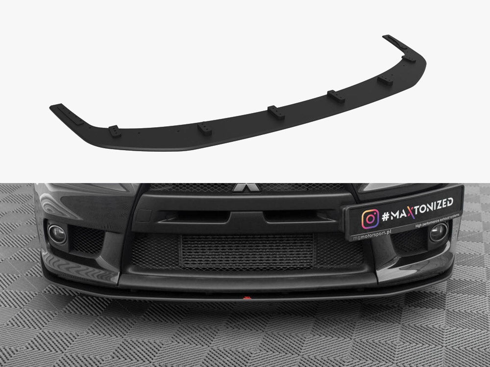 Maxton Design Street PRO Front Splitter Mitsubishi Lancer EVO X