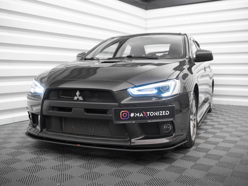 Maxton Design Street PRO Front Splitter Mitsubishi Lancer EVO X