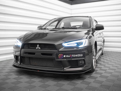 Maxton Design Street PRO Front Splitter Mitsubishi Lancer EVO X