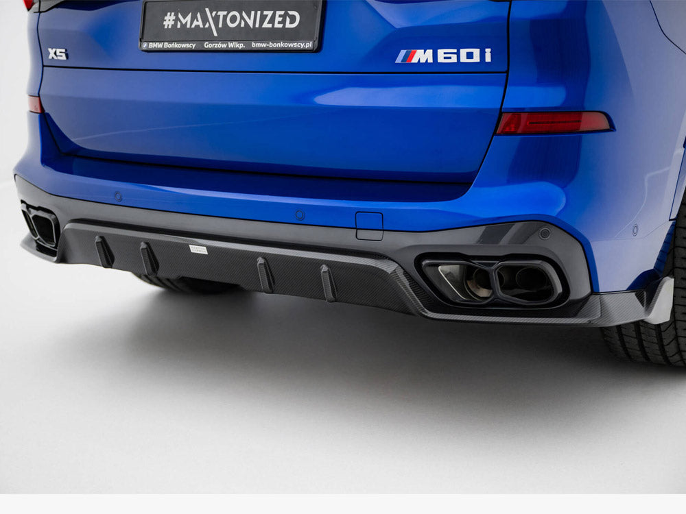 Maxton Design Prepreg Carbon Fiber Rear Diffuser BMW X5 M-Pack G05 Facelift