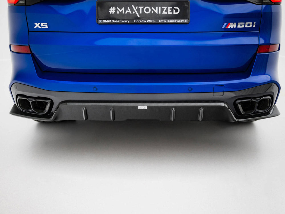 Maxton Design Prepreg Carbon Fiber Rear Diffuser BMW X5 M-Pack G05 Facelift