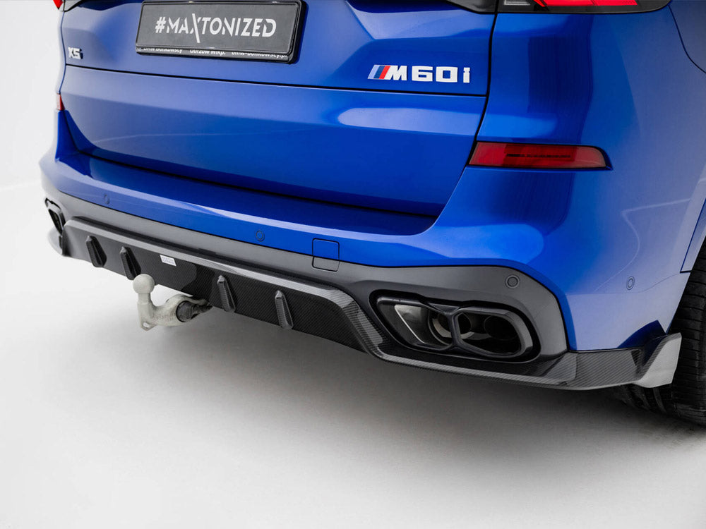 Maxton Design Prepreg Carbon Fiber Rear Diffuser BMW X5 M-Pack G05 Facelift