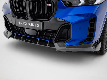 Maxton Design Prepreg Carbon Fiber Front Splitter BMW X5 M-Pack G05 Facelift