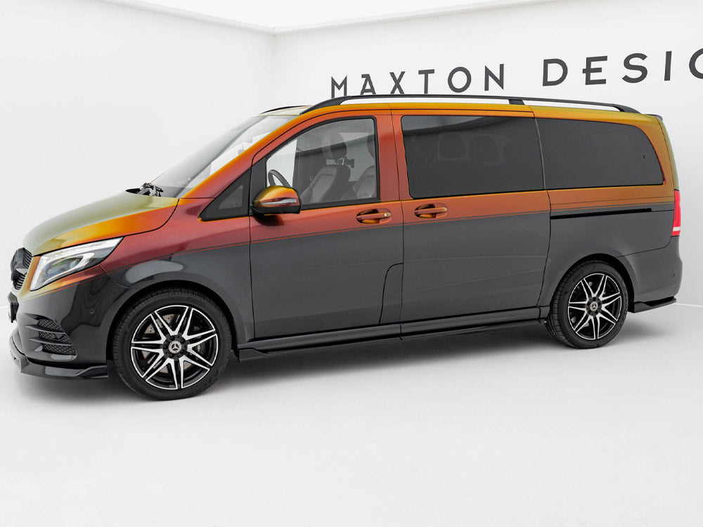 Maxton Design Side Skirts Diffusers Mercedes-Benz V-Class Long AMG-Line W447