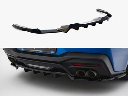 Maxton Design Rear Splitter (Vertical Bars) Ford Mustang GT Mk7
