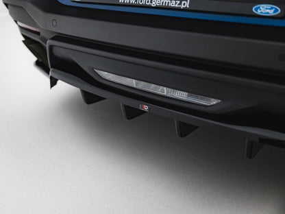 Maxton Design Rear Splitter (Vertical Bars) Ford Mustang GT Mk7