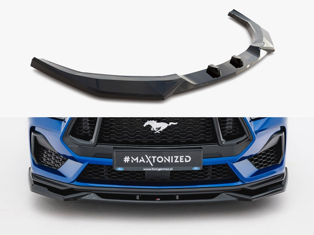 Maxton Design Front Splitter V.2 Ford Mustang GT Mk7