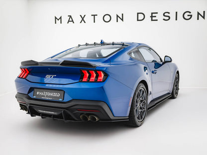 Maxton Design Street Pro Rear Side Splitters Ford Mustang GT Mk7