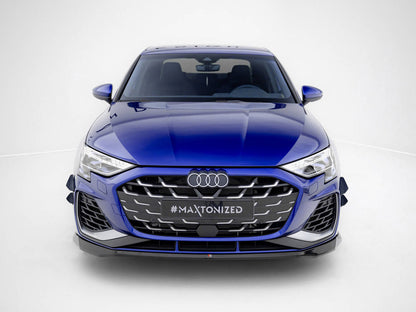 Maxton Design Front Splitter V.2 Audi A3 S-Line Sedan / S3 Sedan 8Y Facelift
