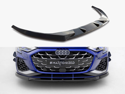 Maxton Design Front Splitter V.1 Audi A3 S-Line Sedan / S3 Sedan 8Y Facelift