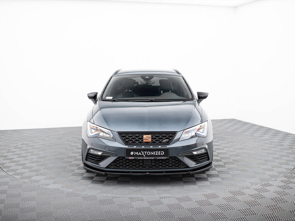 Maxton Design Front Splitter V.6 Seat Leon Cupra / FR Mk3 FL