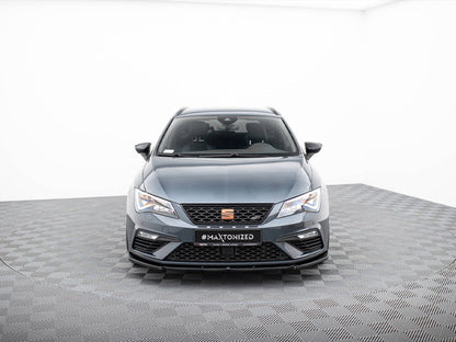Maxton Design Front Splitter V.6 Seat Leon Cupra / FR Mk3 FL