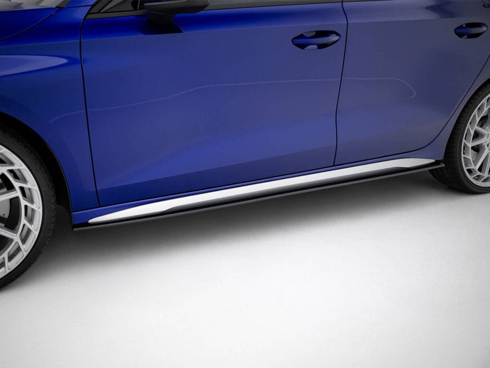 Maxton Design Street PRO Side Skirts Diffusers Audi A3 S-Line Sedan / S3 Sedan 8Y Facelift