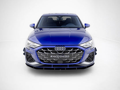 Maxton Design Street PRO Front Splitter Audi A3 S-Line Sedan / S3 Sedan 8Y Facelift