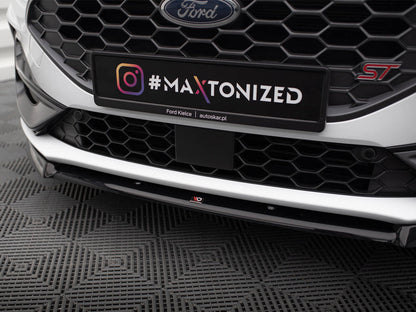 Maxton Design Front Splitter V.2 Ford Focus ST / ST-Line Mk4 Facelift