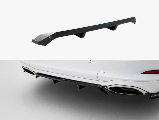 Maxton Design Rear Splitter (Vertical Bars) Ford Focus Vignale Estate Mk4