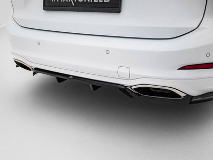 Maxton Design Rear Splitter (Vertical Bars) Ford Focus Vignale Estate Mk4