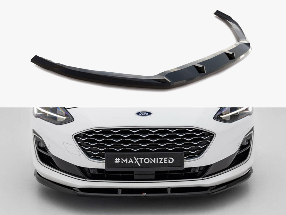 Maxton Design Front Splitter V.1 Ford Focus Vignale Mk4