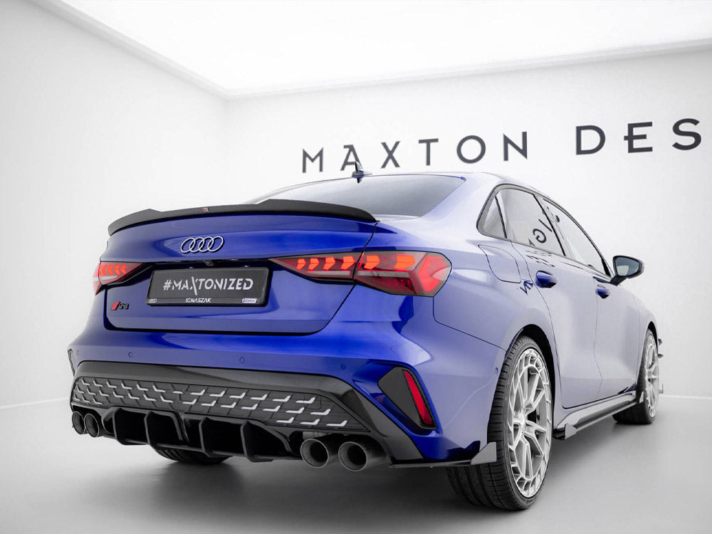 Maxton Design Street PRO Rear Diffuser Audi S3 Sedan 8Y Facelift