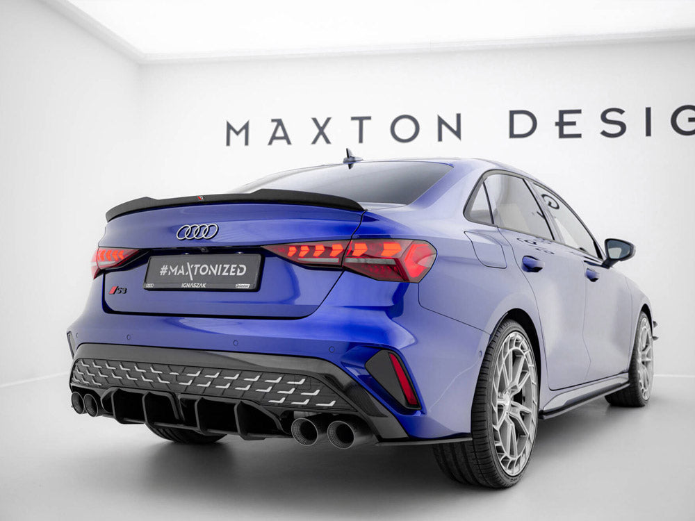 Maxton Design Street PRO Rear Diffuser Audi S3 Sedan 8Y Facelift