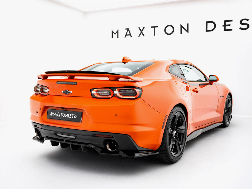 Maxton Design Rear Splitter (Vertical Bars) Chevrolet Camaro SS Mk6 Facelift
