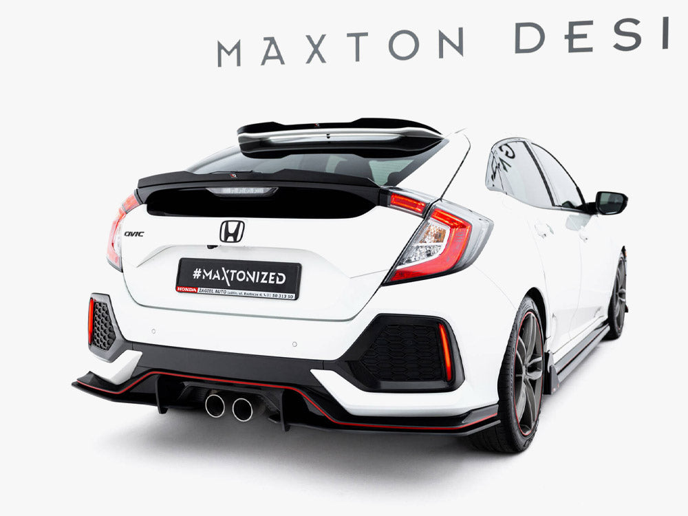 Maxton Design Street Pro Rear Side Splitters Honda Civic Sport Mk10