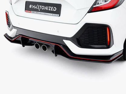 Maxton Design Street Pro Rear Side Splitters Honda Civic Sport Mk10